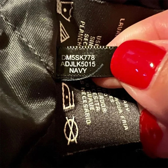 Dockers Men's Utility Jacket Navy Blue Size L Mid-Length Casual Zip-Up - Picture 12 of 15